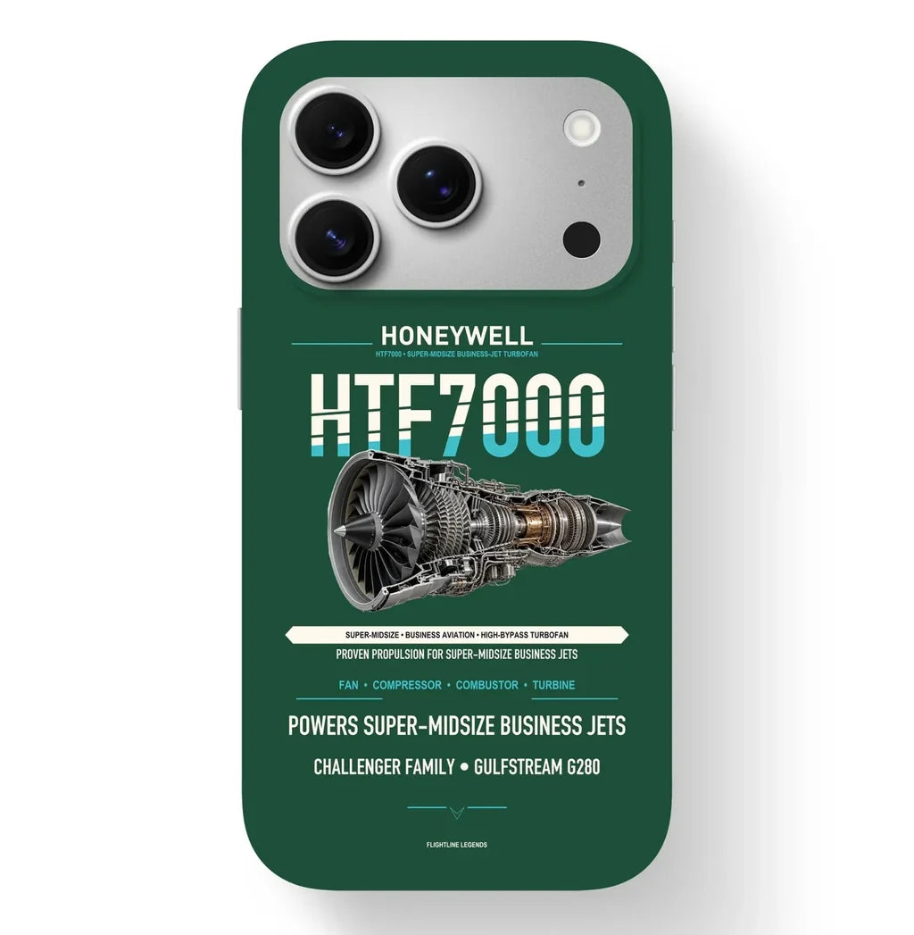 HTF7000 Case design on dark green iphone case
