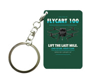 Thumbnail for DJI FlyCart 100 Key Chain design on dark green key chain