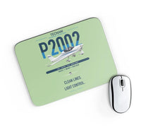 Thumbnail for Tecnam P2002 Sierra MkII design on light green rectangle mouse pad
