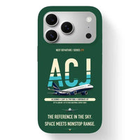 Thumbnail for Airbus ACJ320neo Case design on dark green iphone case