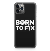 Thumbnail for Born To Fix Airplanes iPhone Case - view 4