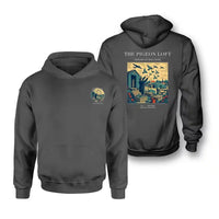 Thumbnail for VINTAGE G4526 - The Pigeon Loft - Double-Side Hoodie design on darkgray double side