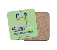 Thumbnail for Kawasaki C-2 design on light green 1 piece coaster
