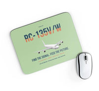 Thumbnail for RC-135V W Rivet Joint design on light green rectangle mouse pad