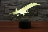 Thumbnail for Customisable Concorde 3D Lamp - view 5