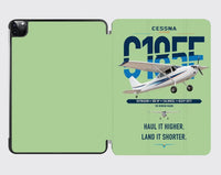 Thumbnail for Cessna A185F Skywagon design on light green ipad tablet case