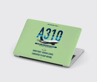 Thumbnail for Airbus A310-200P2F design on light green MacBook case