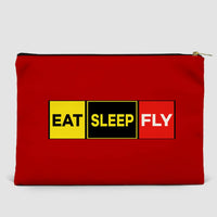 Thumbnail for Eat Sleep Fly Zipper Pouch - view 4