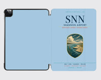 Thumbnail for Shannon Airport (SNN) design on light blue ipad tablet case