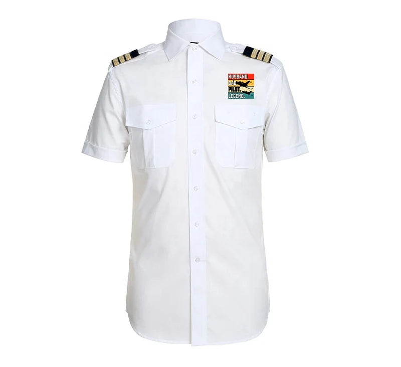 Customisable Husband & Dad & Pilot Shirt - view 4