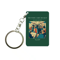Thumbnail for VINTAGE G4467 - The Wide Cabin Mockup - Designed Key Chain design on darkgreen
