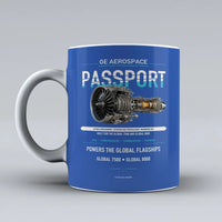 Thumbnail for Mug design on blue passport