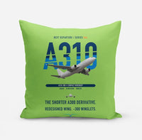 Thumbnail for Airbus A310-300 design on light green pillow