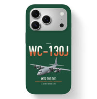 Thumbnail for WC-130J Hurricane Hunter design on dark green magsafe iphone case, for iPhone 17 Pro