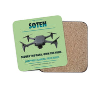 Thumbnail for ACSL SOTEN design on light green 1 piece coaster
