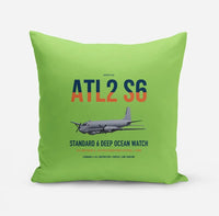 Thumbnail for Atlantique 2 Standard 6 design on light green pillow