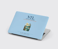Thumbnail for Newcastle Airport (NTL) design on light blue MacBook case