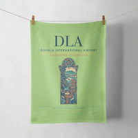 Thumbnail for Douala International Airport (DLA) design on light green towel