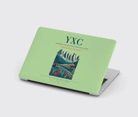 Thumbnail for Cranbrook–Canadian Rockies International Airport (YXC) design on light green MacBook case