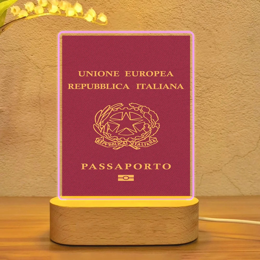 Italian Passport Lamp - view 4
