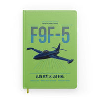 Thumbnail for F9F-5 Panther design on light green notebook