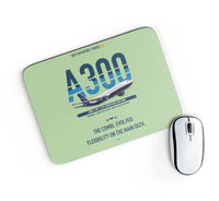 Thumbnail for Airbus A300C4-600 design on light green rectangle mouse pad