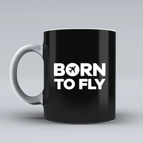 Born To Fly Special Ceramic White Mugs