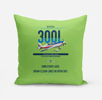 Thumbnail for Extra 300L design on light green pillow