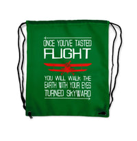 Thumbnail for Once You've Tasted Flight Drawstring Bag - view 4