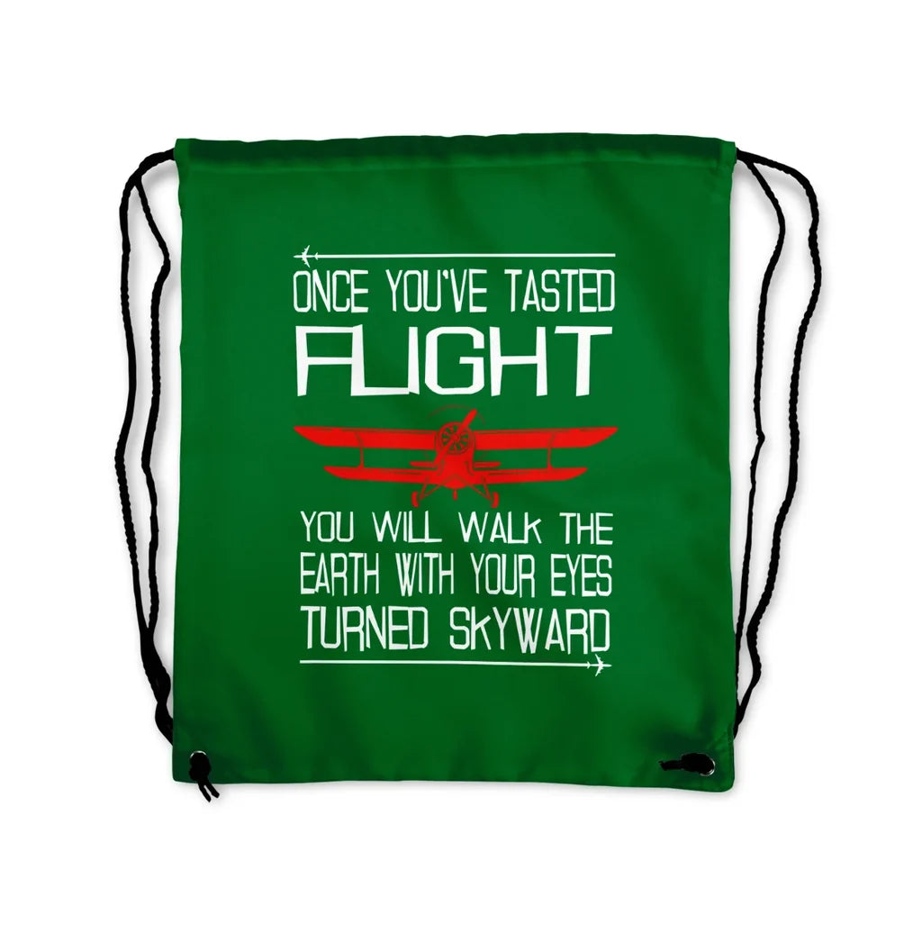 Once You've Tasted Flight Drawstring Bag - view 4