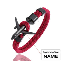 Thumbnail for Customisable Airplane Shape Bracelet - view 6