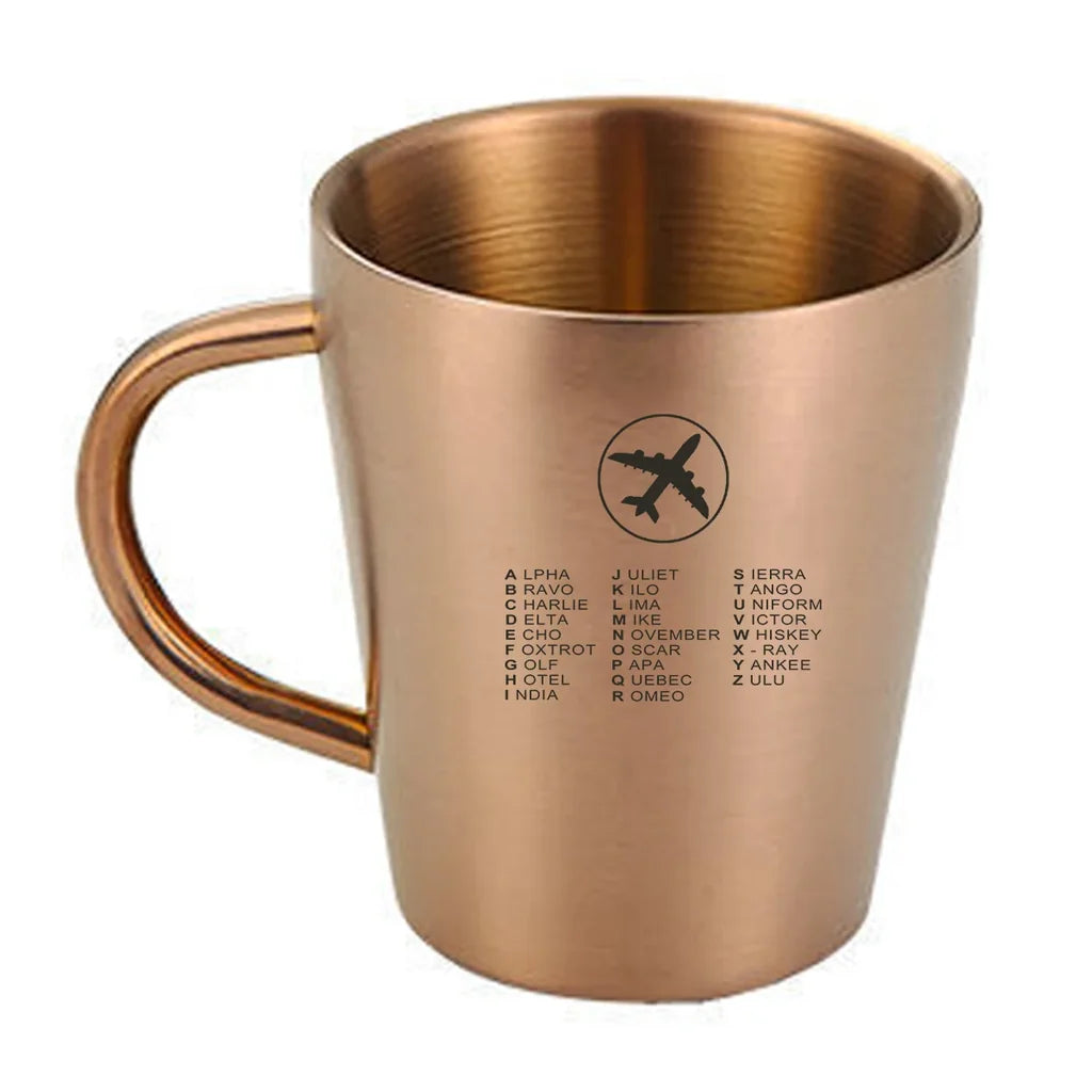 Customisable Aviation Alphabet Mug - view 4