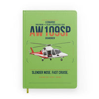 Thumbnail for Leonardo AW109SP GrandNew design on light green notebook