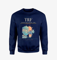 Thumbnail for Sandefjord Airport, Torp (TRF) design on navy blue sweatshirt