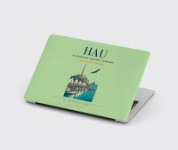 Thumbnail for Haugesund Airport, Karmøy (HAU) design on light green MacBook case