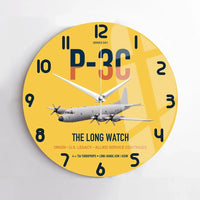 Thumbnail for P-3C Orion design on yellow no frame wall clock