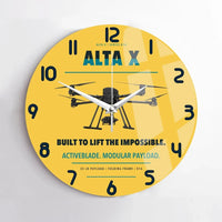 Thumbnail for Freefly Alta X design on yellow no frame wall clock