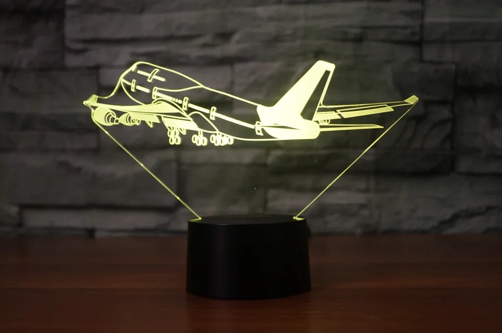 Customisable Boeing 747 3D Lamp - view 5