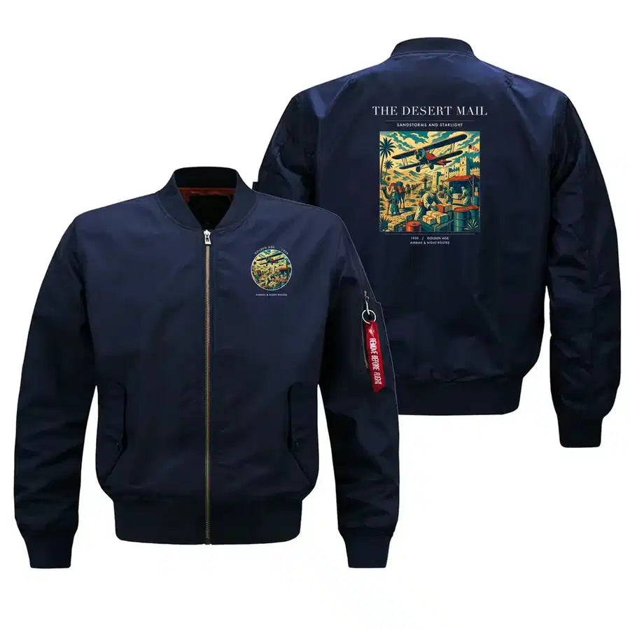 VINTAGE G4020 - The Desert Mail - Bomber Jacket design on blue