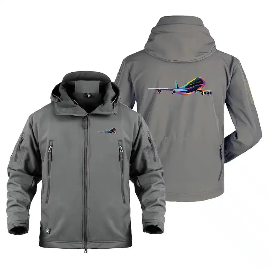 Customisable Multicolor Airplane Jacket - view 4