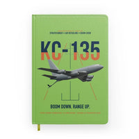 Thumbnail for KC-135 STRATOTANKER design on light green notebook