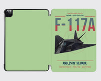 Thumbnail for F-117A Nighthawk design on light green ipad tablet case