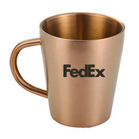 Thumbnail for FedEx Stainless Steel Coffee mug in rose gold