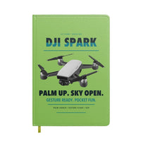 Thumbnail for DJI Spark design on light green notebook