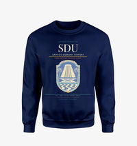 Thumbnail for Santos Dumont Airport (SDU) design on navy blue sweatshirt