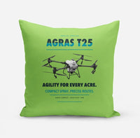 Thumbnail for DJI Agras T25 design on light green pillow