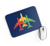 Thumbnail for Colourful 3 Airplanes Mouse Pad - view 4
