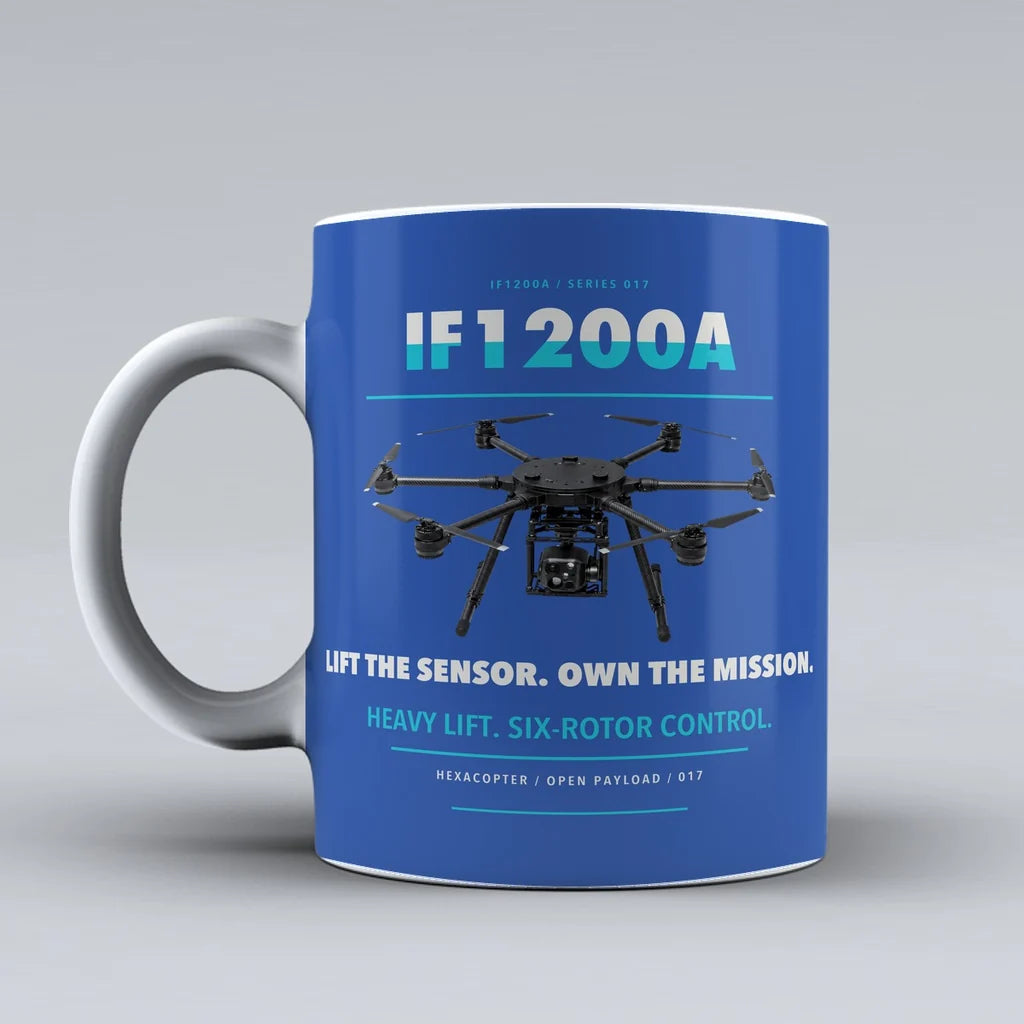 Flight IF1200A Mug design on blue inspired
