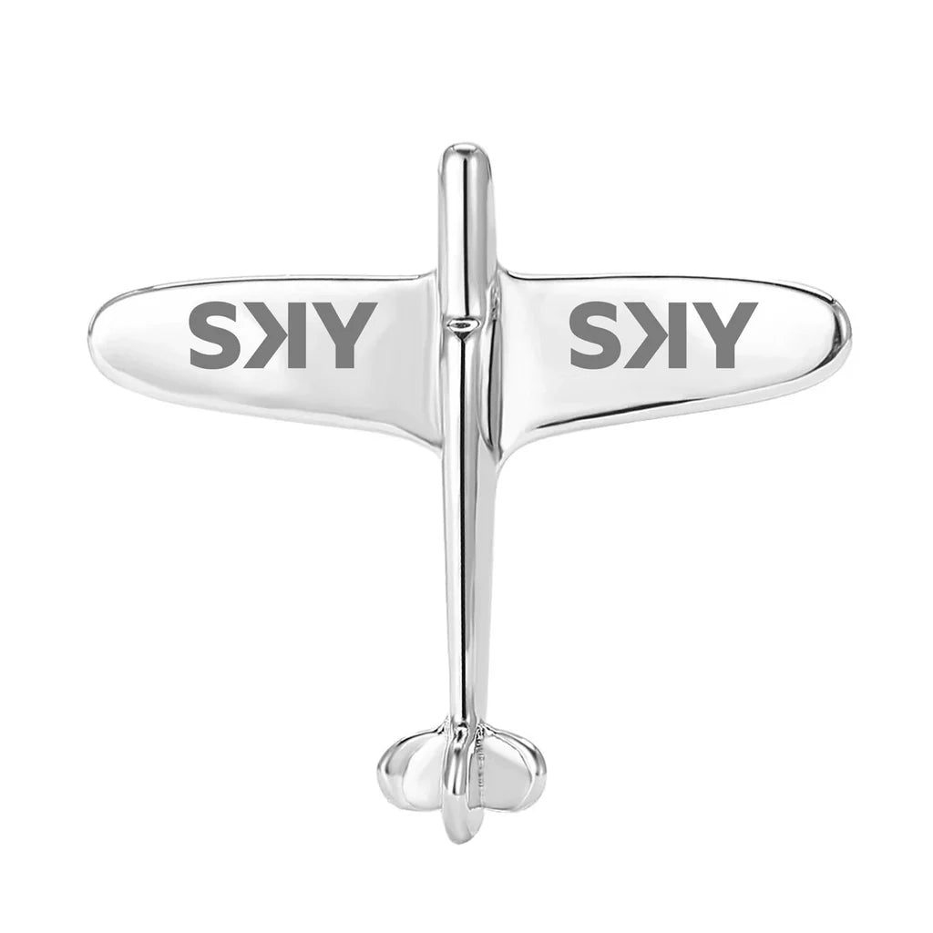 Airplane Shape Brooch - view 4
