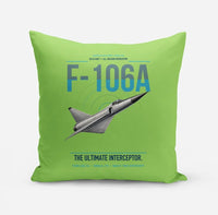 Thumbnail for F-106A Delta Dart design on light green pillow